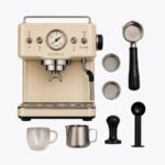 coffee maker warm white set