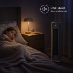 fan tower ultra quiet feature