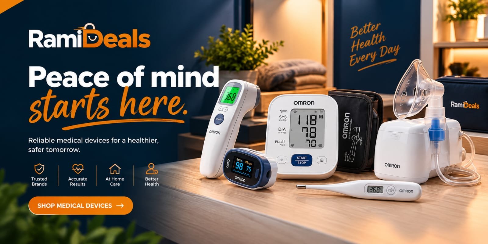 Selected products for health and home care